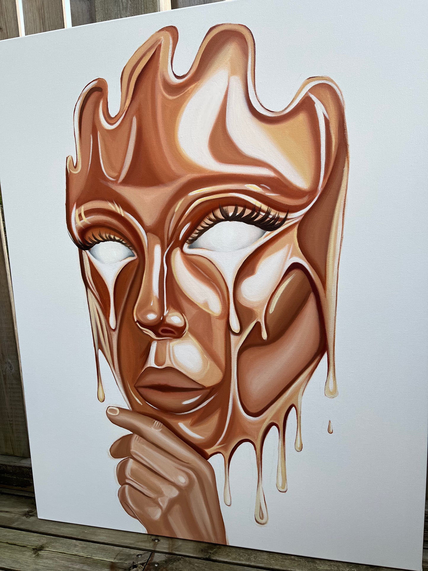 The unveiling - Original målning