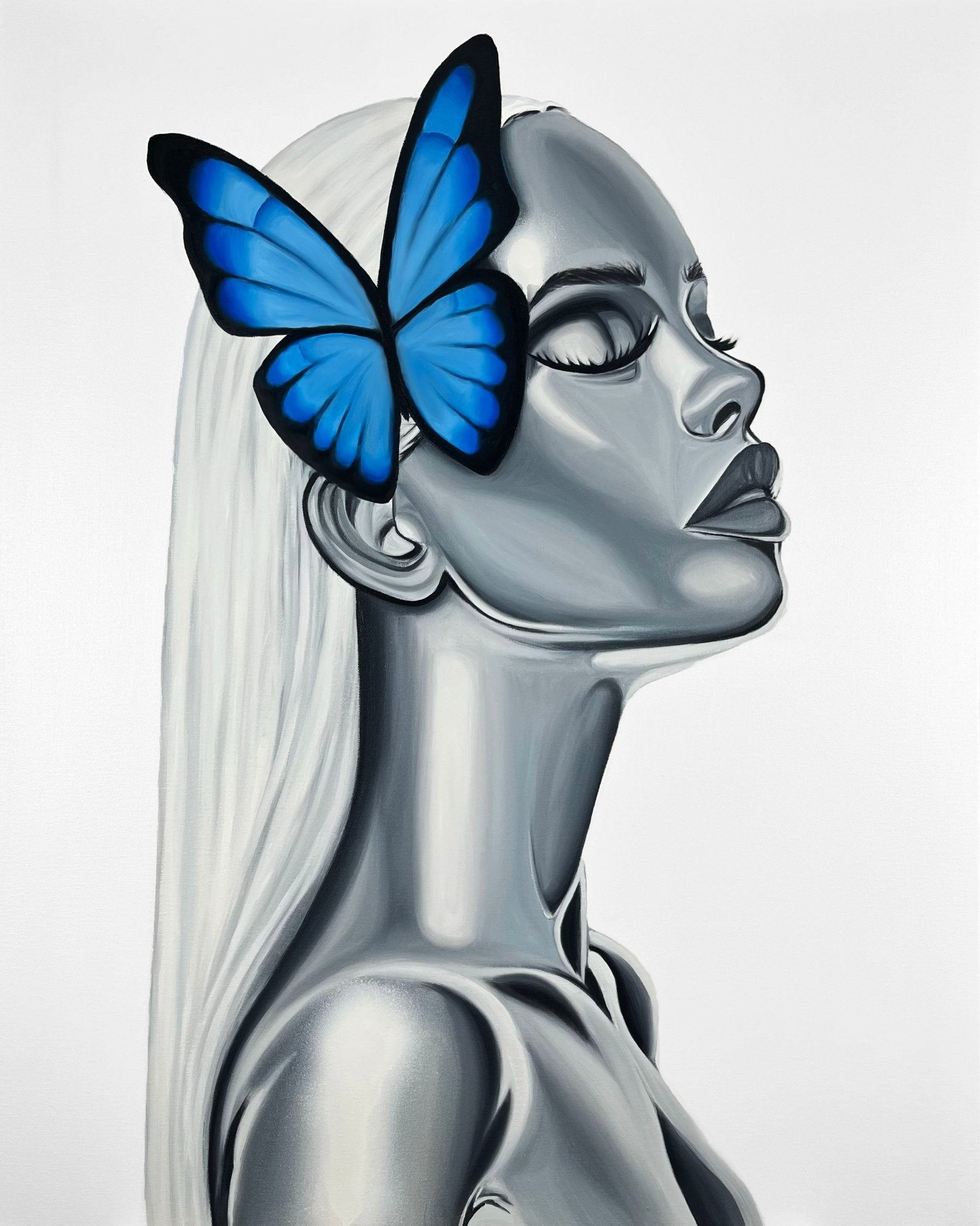 Butterfly aura - Original målning - Emilia Olofsson