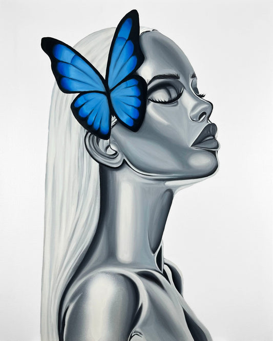 Butterfly aura - Original målning - Emilia Olofsson