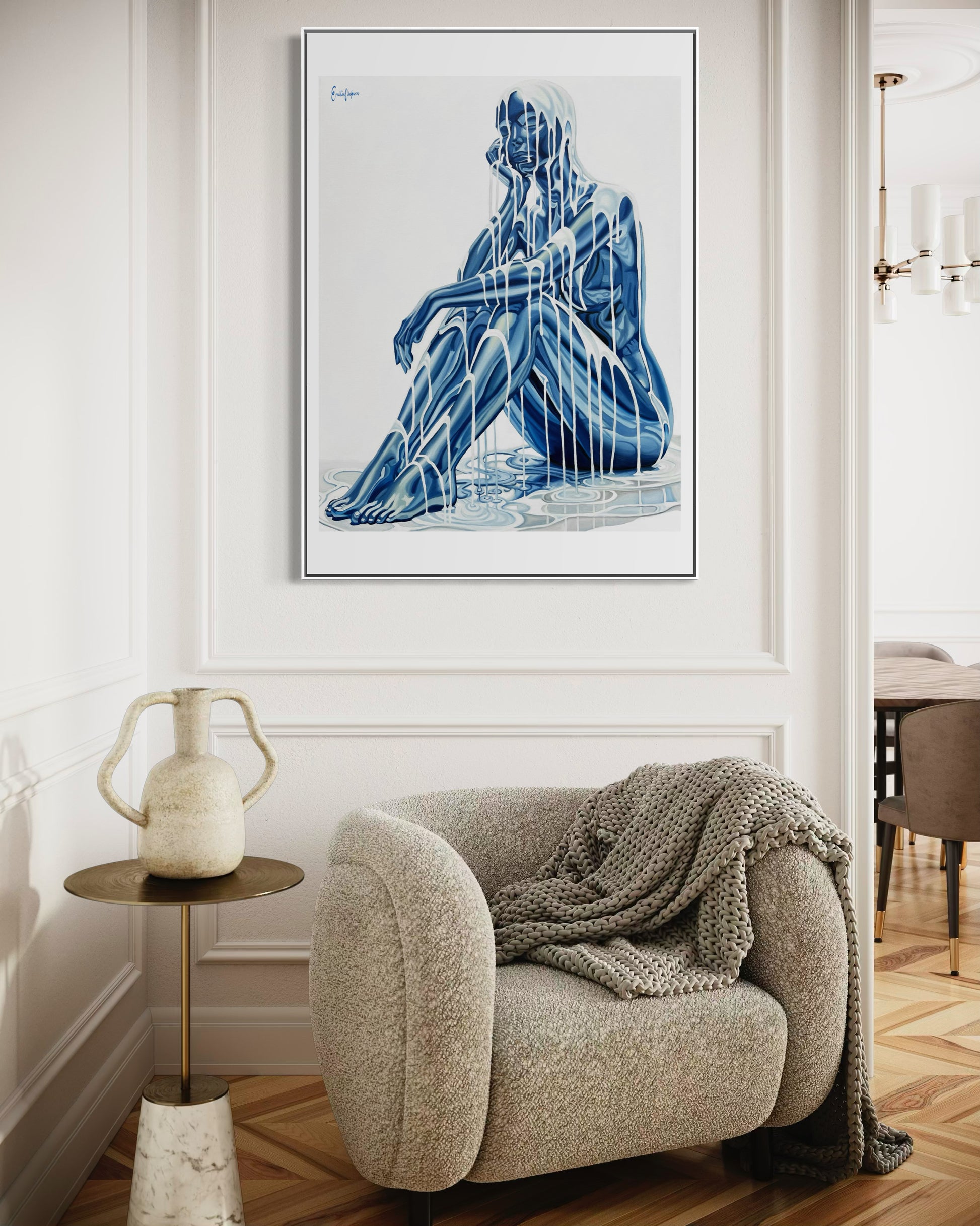 Cerulean peace - Fine Art Print - Emilia Olofsson