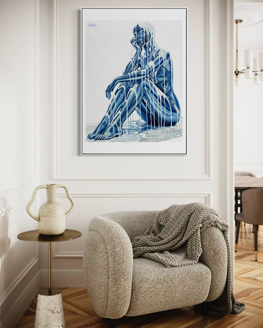 Cerulean peace - Fine Art Print - Emilia Olofsson