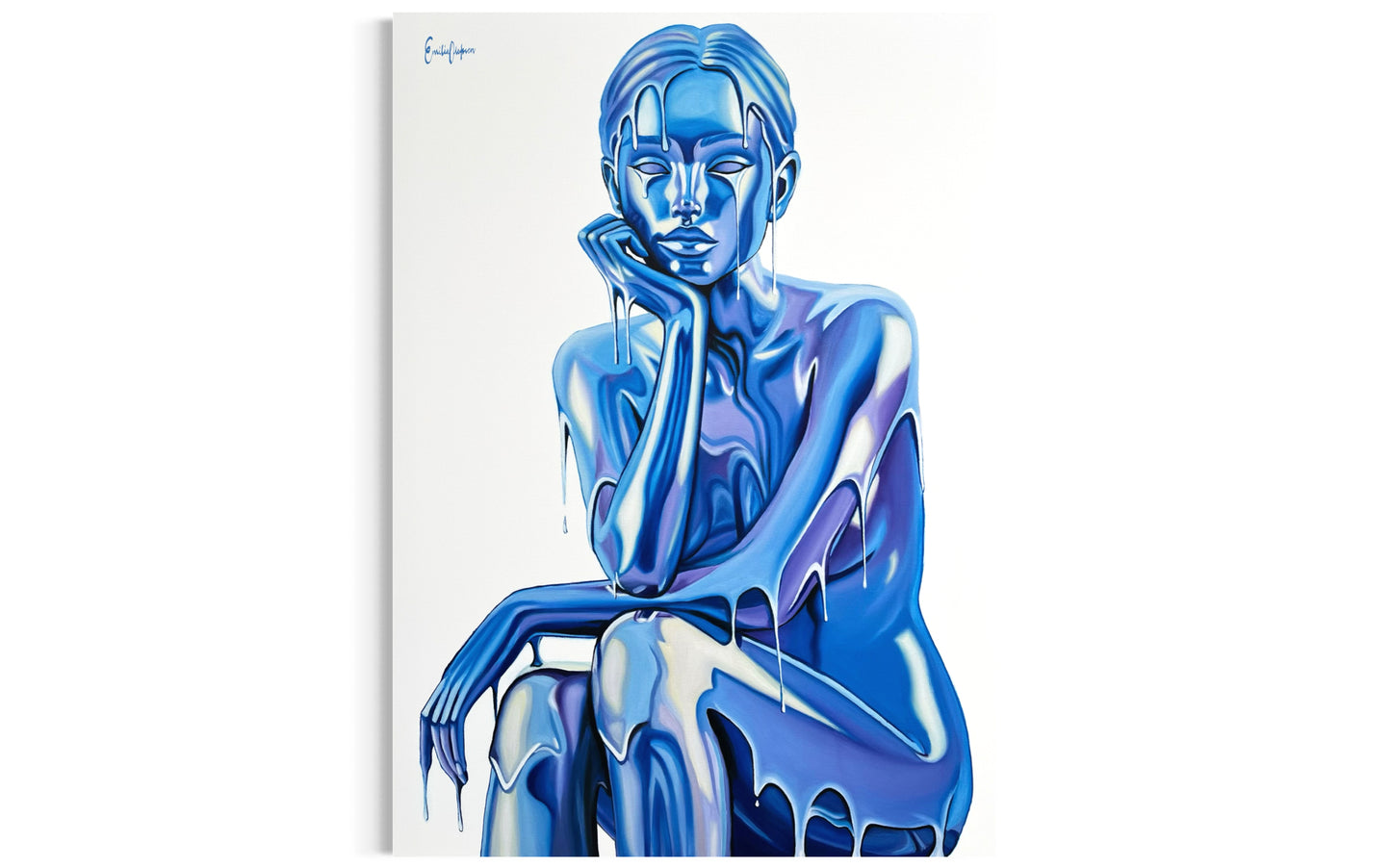 Cobalt Serenity - Fine Art Print - Emilia Olofsson