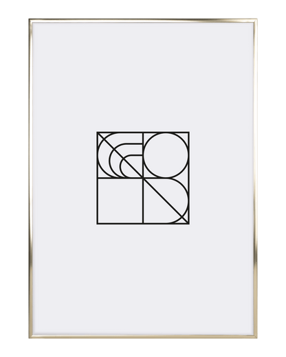 Metallram - Guld - Emilia Olofsson