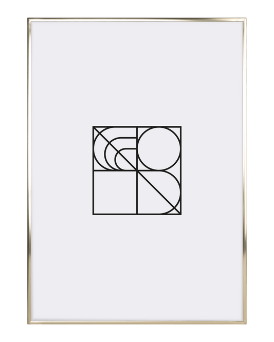 Metallram - Guld - Emilia Olofsson