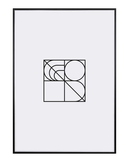 Metallram - Svart - Emilia Olofsson