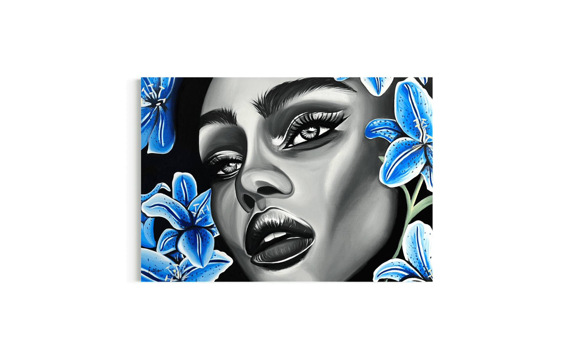 Midnight Lillies - Fine art print - Emilia Olofsson