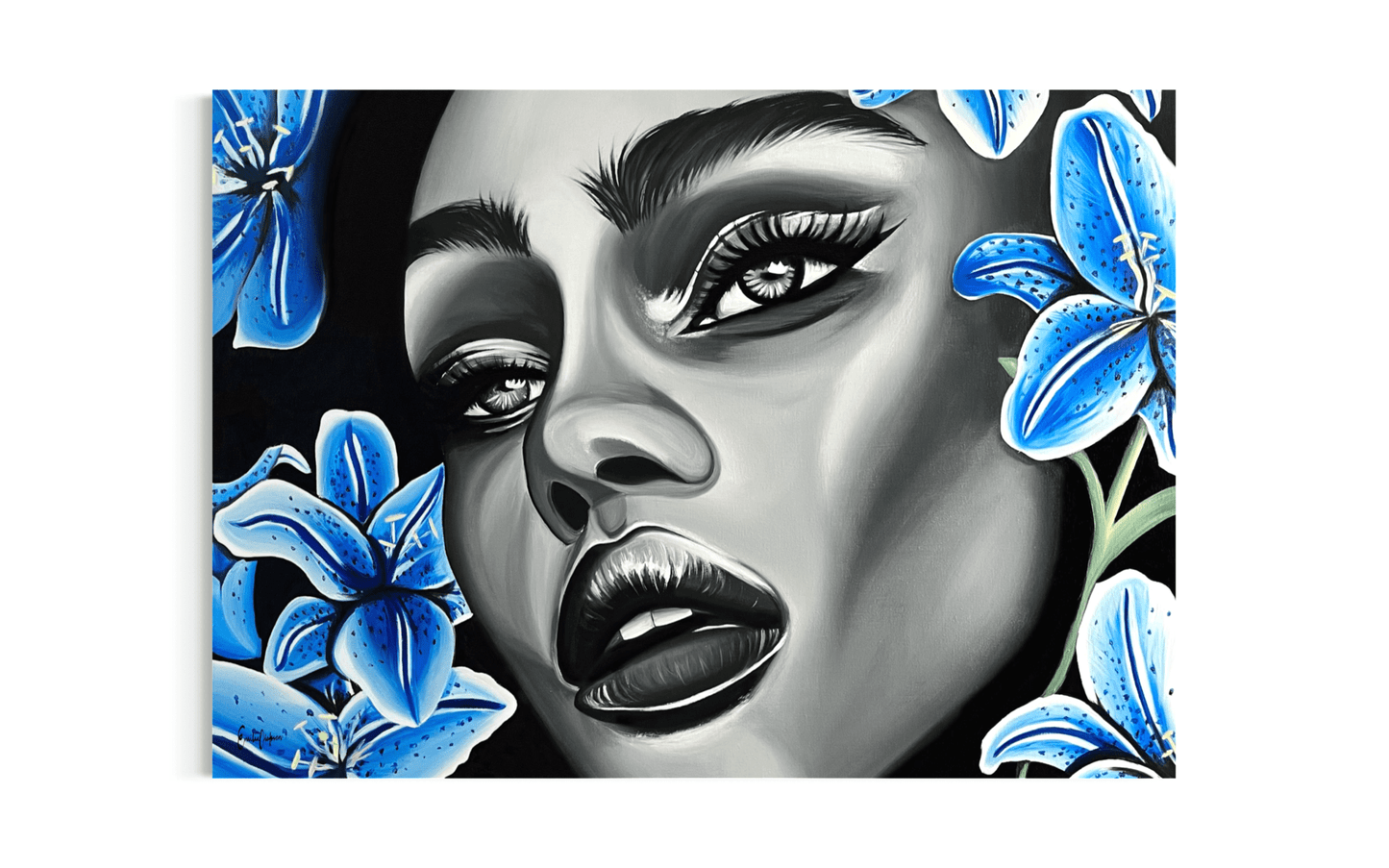 Midnight Lillies - Fine art print - Emilia Olofsson