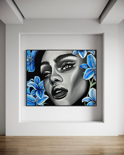 Midnight Lillies - Fine art print - Emilia Olofsson