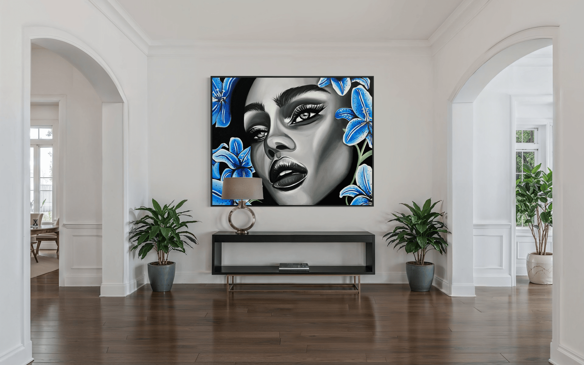 Midnight Lillies - Fine art print (limited) - Emilia Olofsson