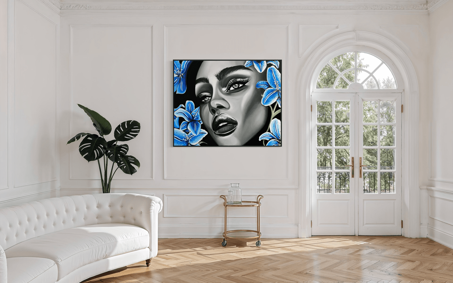 Midnight Lillies - Fine art print (limited) - Emilia Olofsson