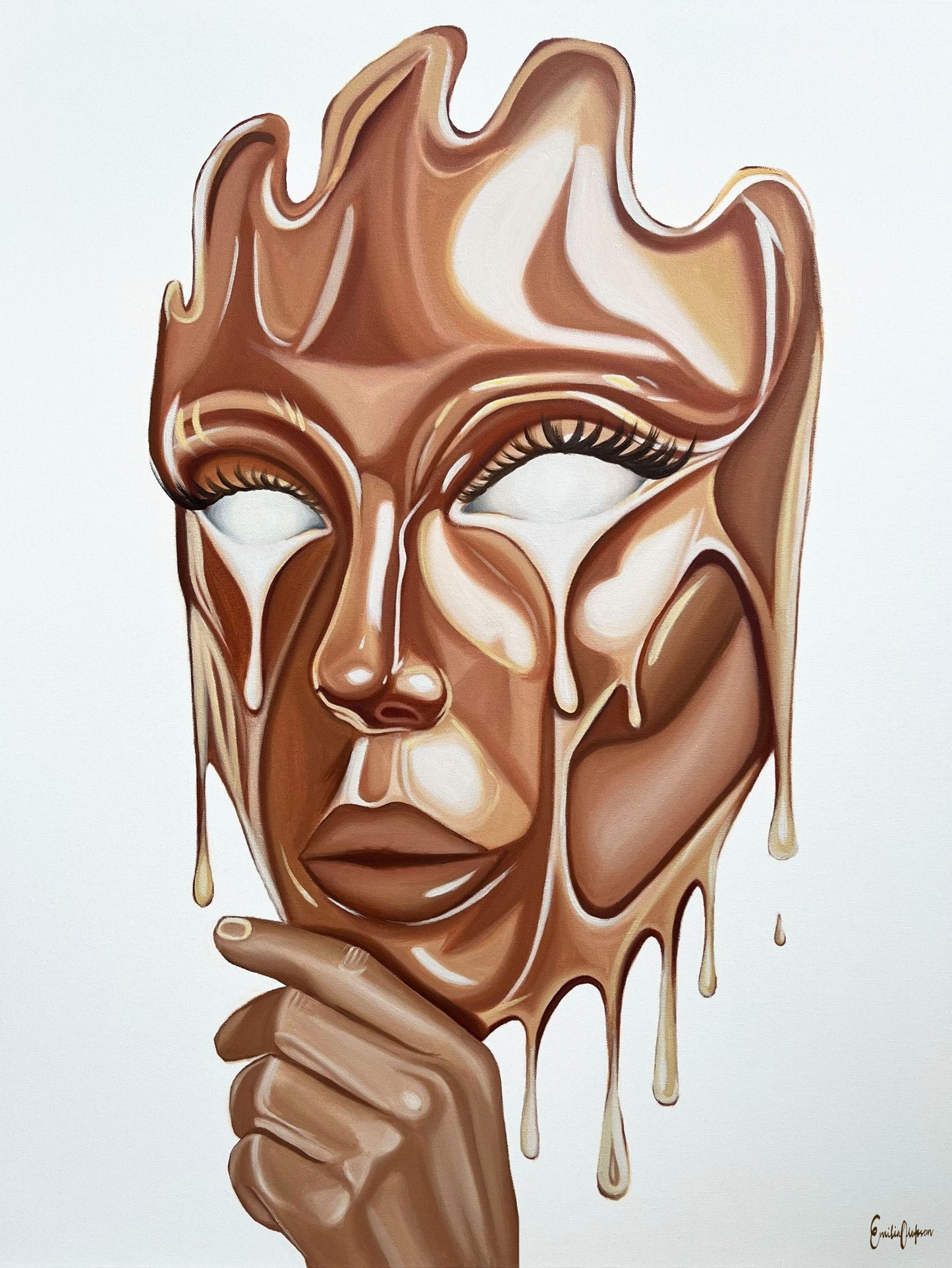 The unveiling - Original målning - Emilia Olofsson