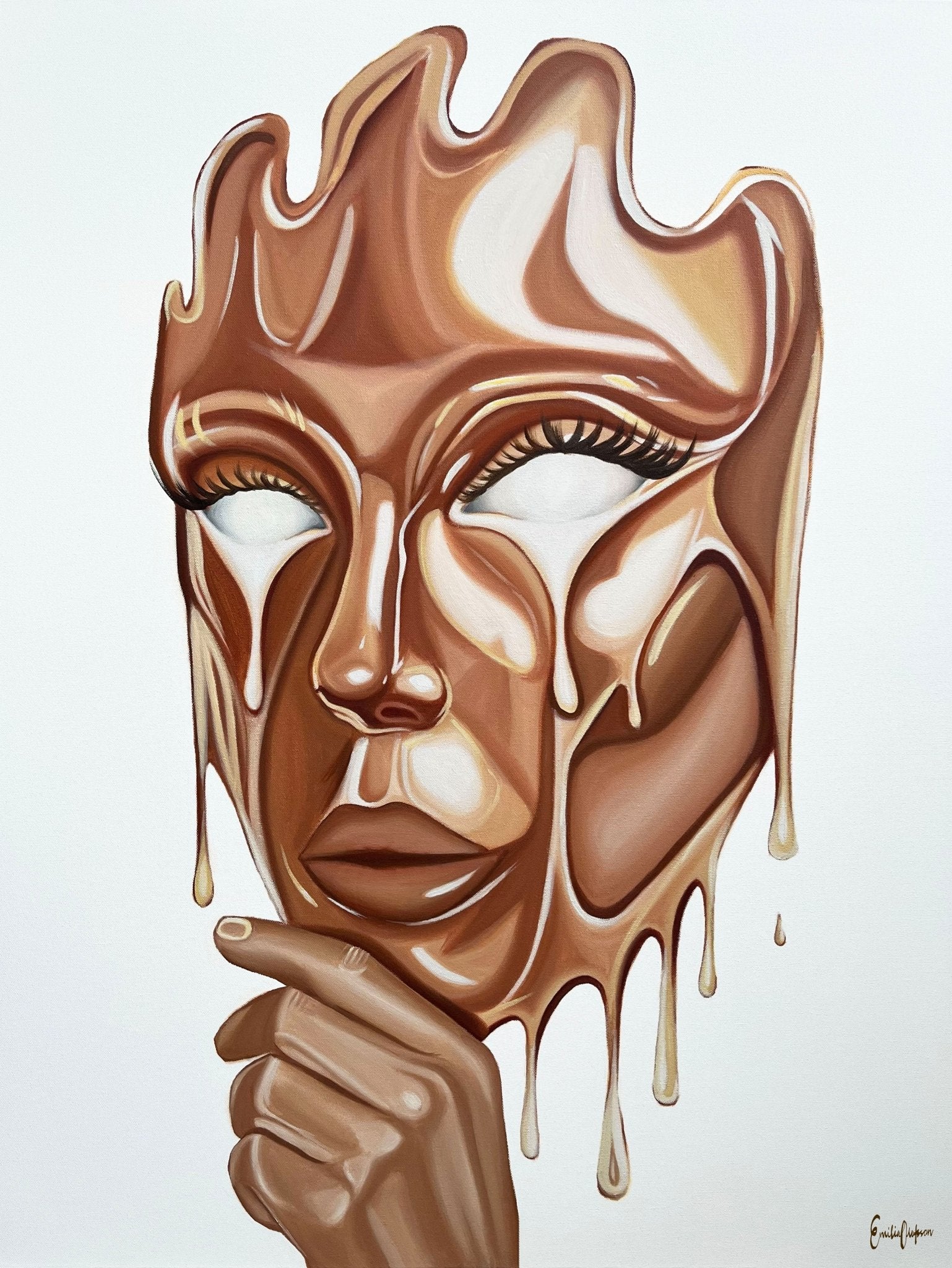 The unveiling - Original målning - Emilia Olofsson