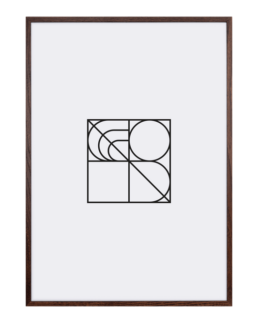 Träram - Valnöt/ mörk ek - Emilia Olofsson